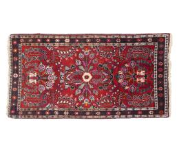 ALFOMBRA PERSA EN LANA COLOR BURDEOS