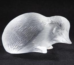 FIGURA DE ERIZO EN CRISTAL LALIQUE FRANCÉS