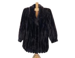 CHAQUETÓN EN PIEL DE MUTÓN Y CUERO