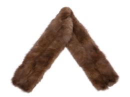 ESTOLA EN PIEL DE ZORRO CON FORRO