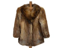 CHAQUETÓN EN PIEL DE ZORRO