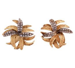 PENDIENTES EN ORO 18KT Y DIAMANTES