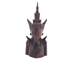 TALLA DE LA DIOSA DEWI RATIH EN MADERA DE ÉBANO