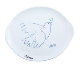 "COLOMBE BLEUE AVEC FLEUR" (1961) CERÁMICA TOGNANA (ITALIA, 2004)