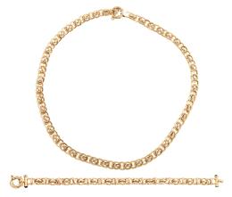 GARGANTILLA Y PULSERA EN ORO 18KT