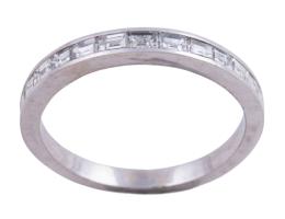 MEDIA ALIANZA EN ORO 18KT Y DIAMANTES