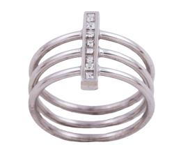 SORTIJA EN ORO 18KT Y DIAMANTES