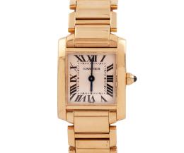RELOJ CARTIER TANK EN ORO 18KT. CUARZO