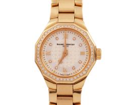 RELOJ BAUME & MERCIER EN ORO 18KT Y BRILLANTES. CUARZO