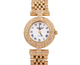 RELOJ LONGINES EN ORO 18KT Y BRILLANTES. CUARZO