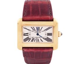 RELOJ CARTIER EN ORO 18KT. CUARZO