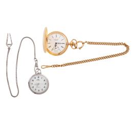 DOS RELOJES DE BOLSILLO: TISSOT Y MORETY