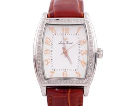 RELOJ LUCIEN PICARD EN ACERO CON BRILLANTES. CUARZO