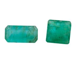 DOS ESMERALDAS. 2.50CT