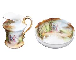 AGUAMANIL EN CERÁMICA POLICROMADA