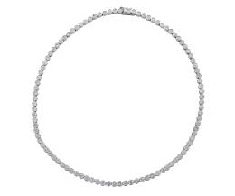 GARGANTILLA RIVIÈRE EN ORO 18KT Y BRILLANTES