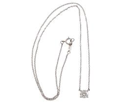 GARGANTILLA "TIFFANY" EN ORO 18KT Y BRILLANTE