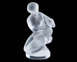 "DIANA Y EL CERVATILLO" EN CRISTAL LALIQUE (FRANCIA, 1949)