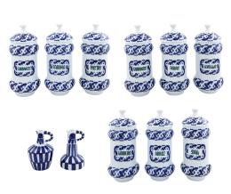 LOTE DE 11 PIEZAS, CERÁMICA SARGADELOS