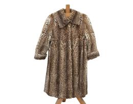 ABRIGO LARGO EN PIEL DE OCELOTE