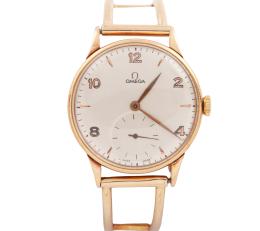 RELOJ OMEGA EN ORO 18KT. CUERDA MANUAL