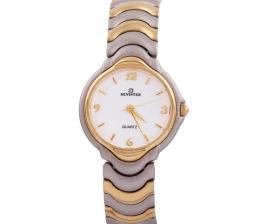 RELOJ DE SEÑORA MINISTER EN ACERO CON CHAPADO DE ORO. CUARZO