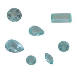 TURMALINAS PARAIBA TALLADAS CON PESO DE 1.07 CT