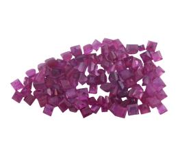 RUBIES EN TALLAS CARRE CON PESO TOTAL DE 10 CT