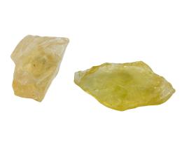 CUARZOS LIMON EN BRUTO CON PESO TOTAL DE 66.43 CT