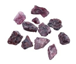 GRANATES EN BRUTO CON PESO TOTAL DE 50.50 CT