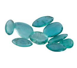 ESMERALDAS EN DIFERENTES TALLAS Y TAMAÑOS CON PESO TOTAL DE 3.18 CT