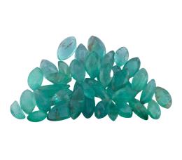 ESMERALDAS EN TALLAS MARQUISE CON PESO TOTAL DE 7 CT
