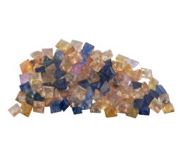 ZAFIROS MULTICOLOR EN TALLAS PRINCESA CON PESO TOTAL DE 10 CT