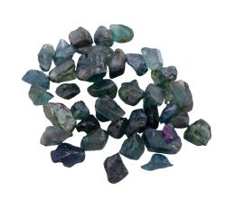 ZAFIROS VERDES EN BRUTO CON PESO TOTAL DE 37.75 CT