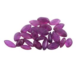 RUBIES EN TALLA MARQUISE CON PESO TOTAL DE 3 CT