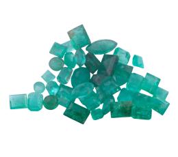 ESMERALDAS EN DIFERENTES TALLAS Y TAMAÑOS CON PESO TOTA DE 4.50 CT