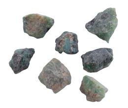 ESMERALDAS EN BRUTO CON PESO TOTAL DE 71.29 CT