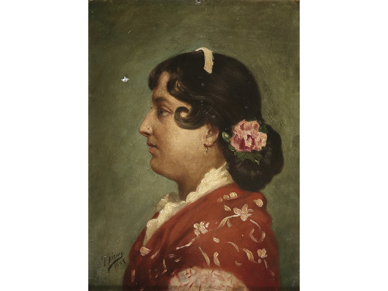 Joven de perfil