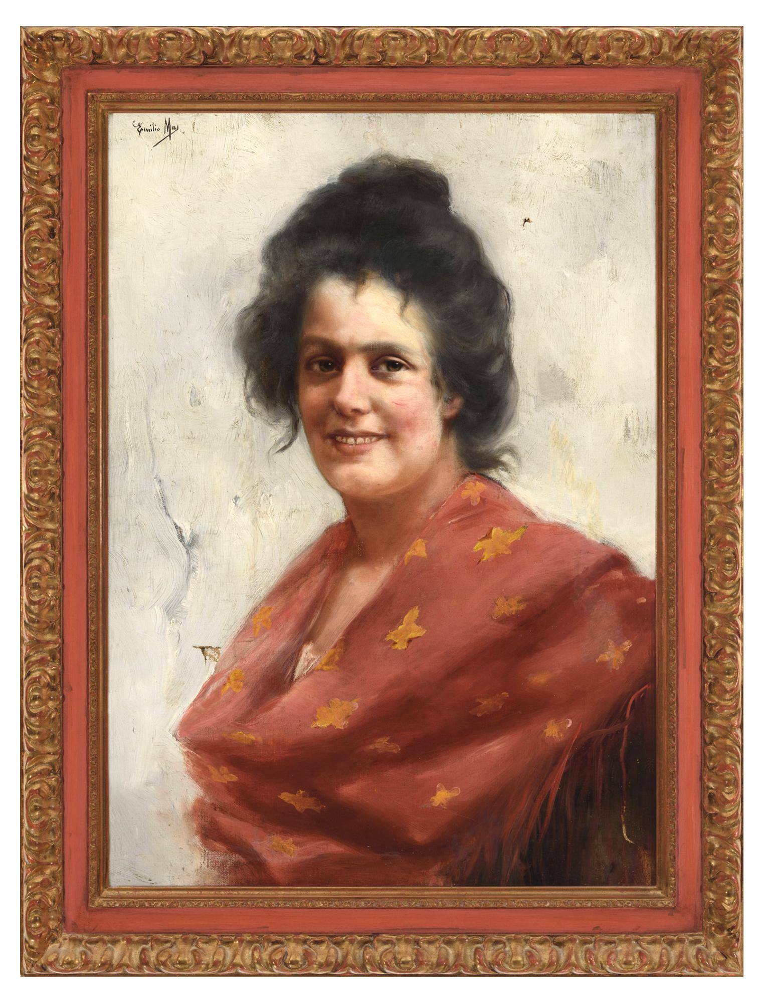 RETRATO DE DAMA CON MANTÓN
