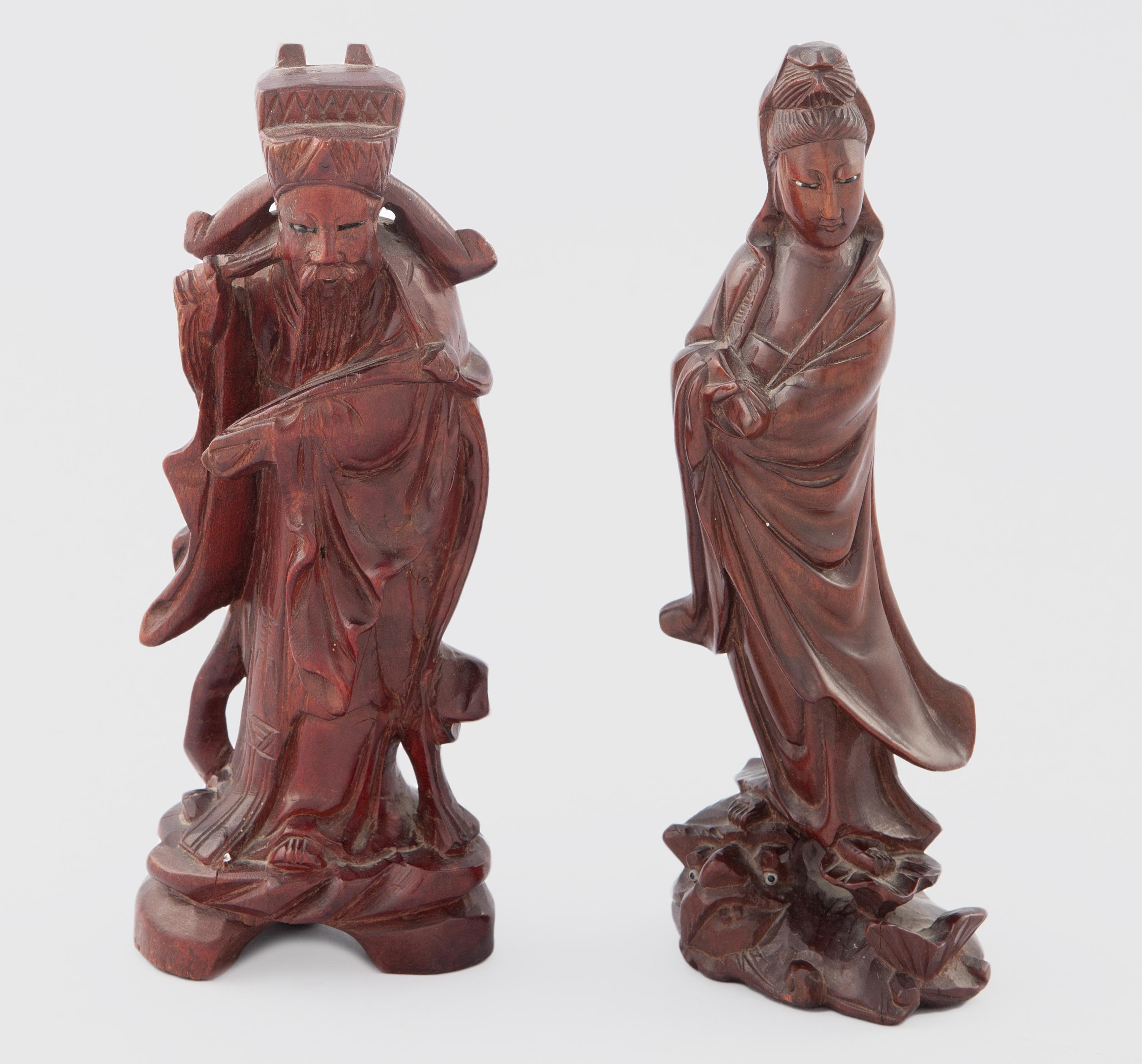 PAREJA DE FIGURAS ORIENTALES