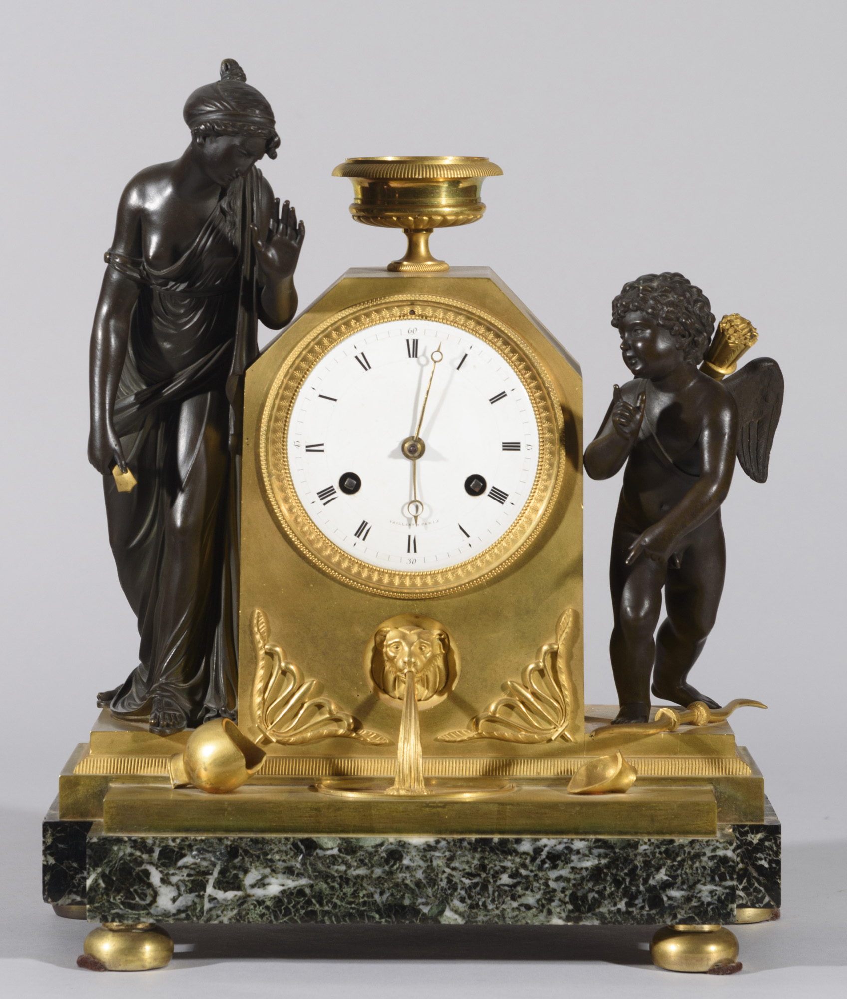 RELOJ  DE SOBREMESA  FRANCES, S. XIX