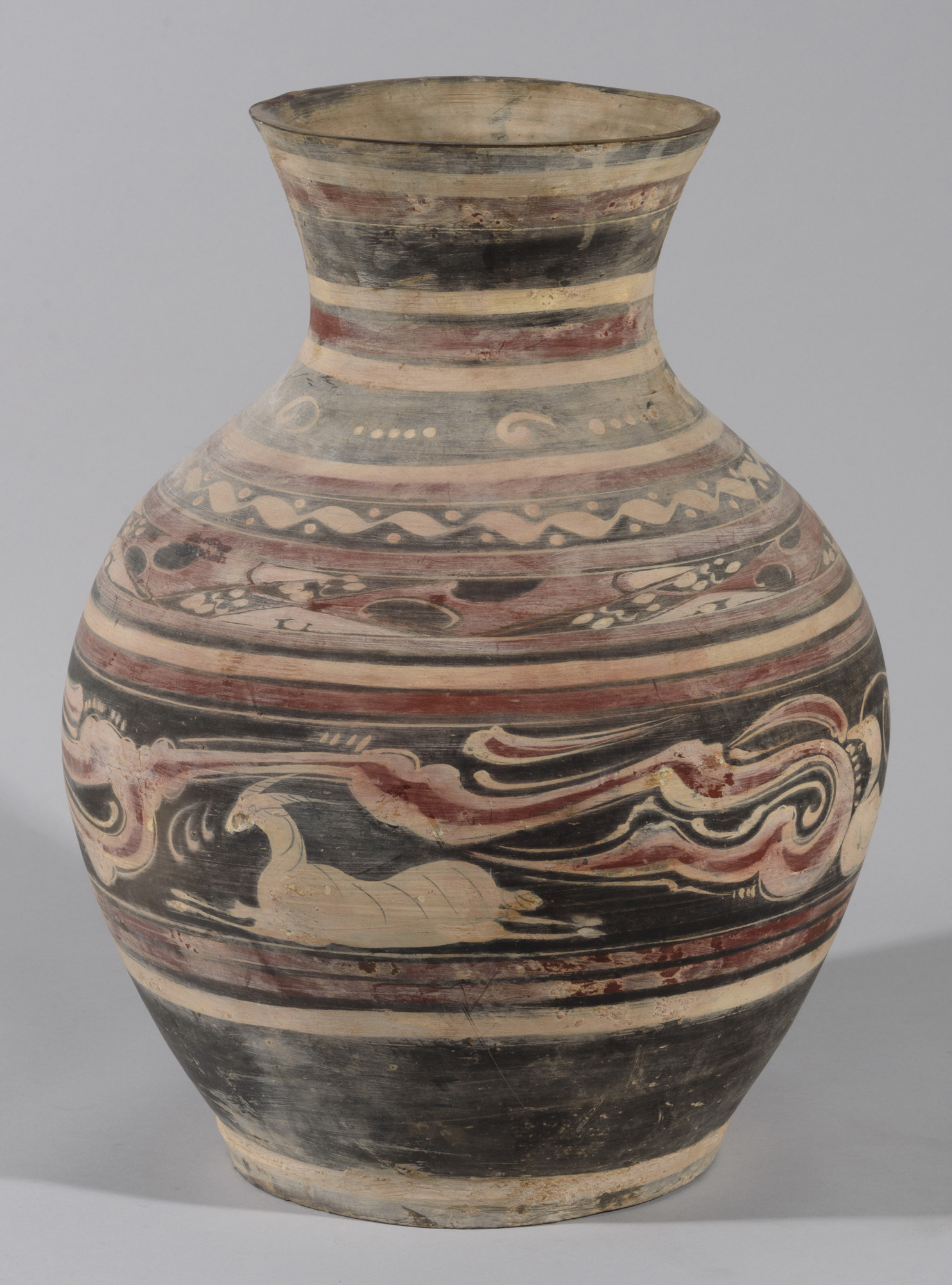 RECIPIENTE EN TERRACOTA SIGUIENDO MODELOS DE LA DINASTÍA HA