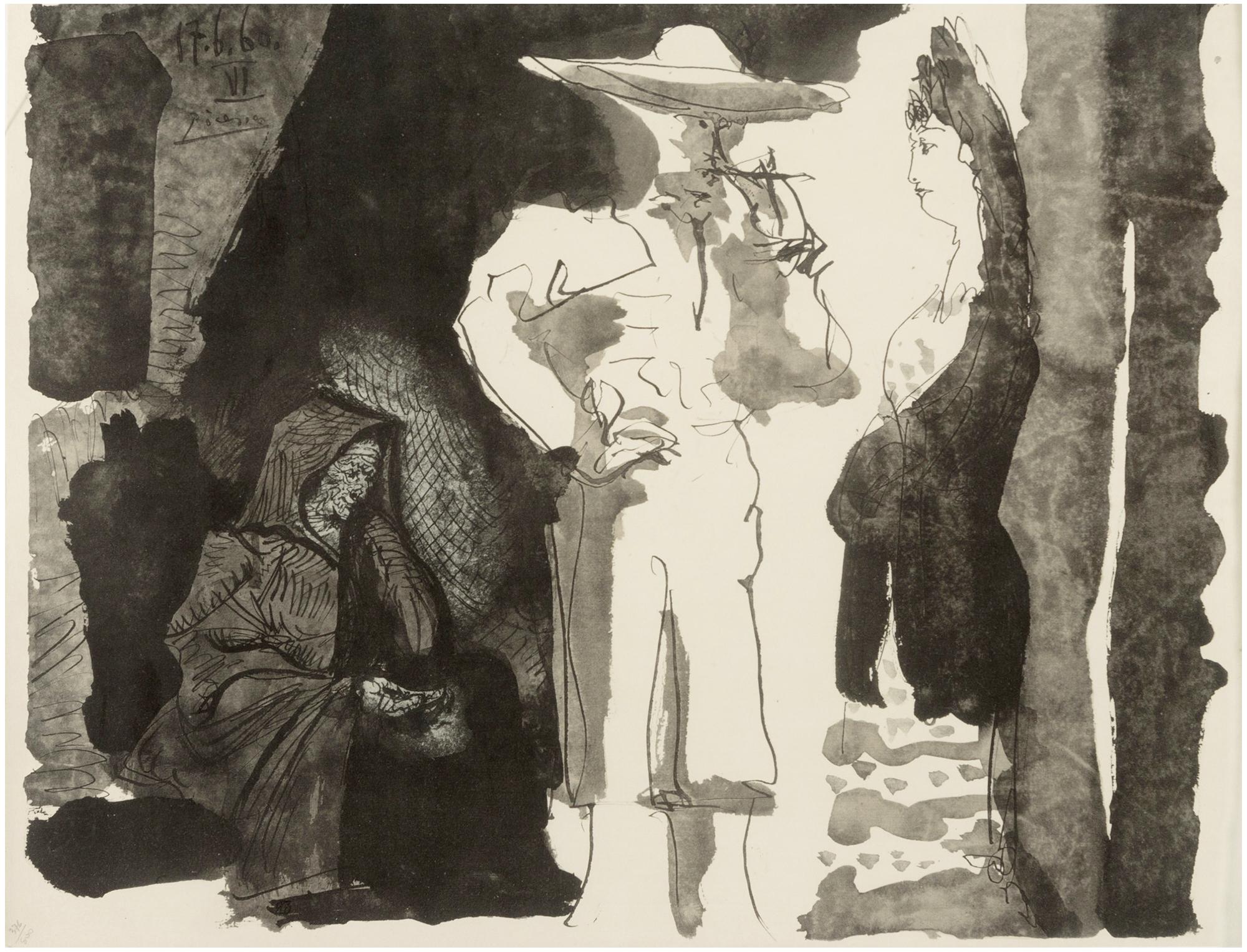 Jeune fille et vieille femme