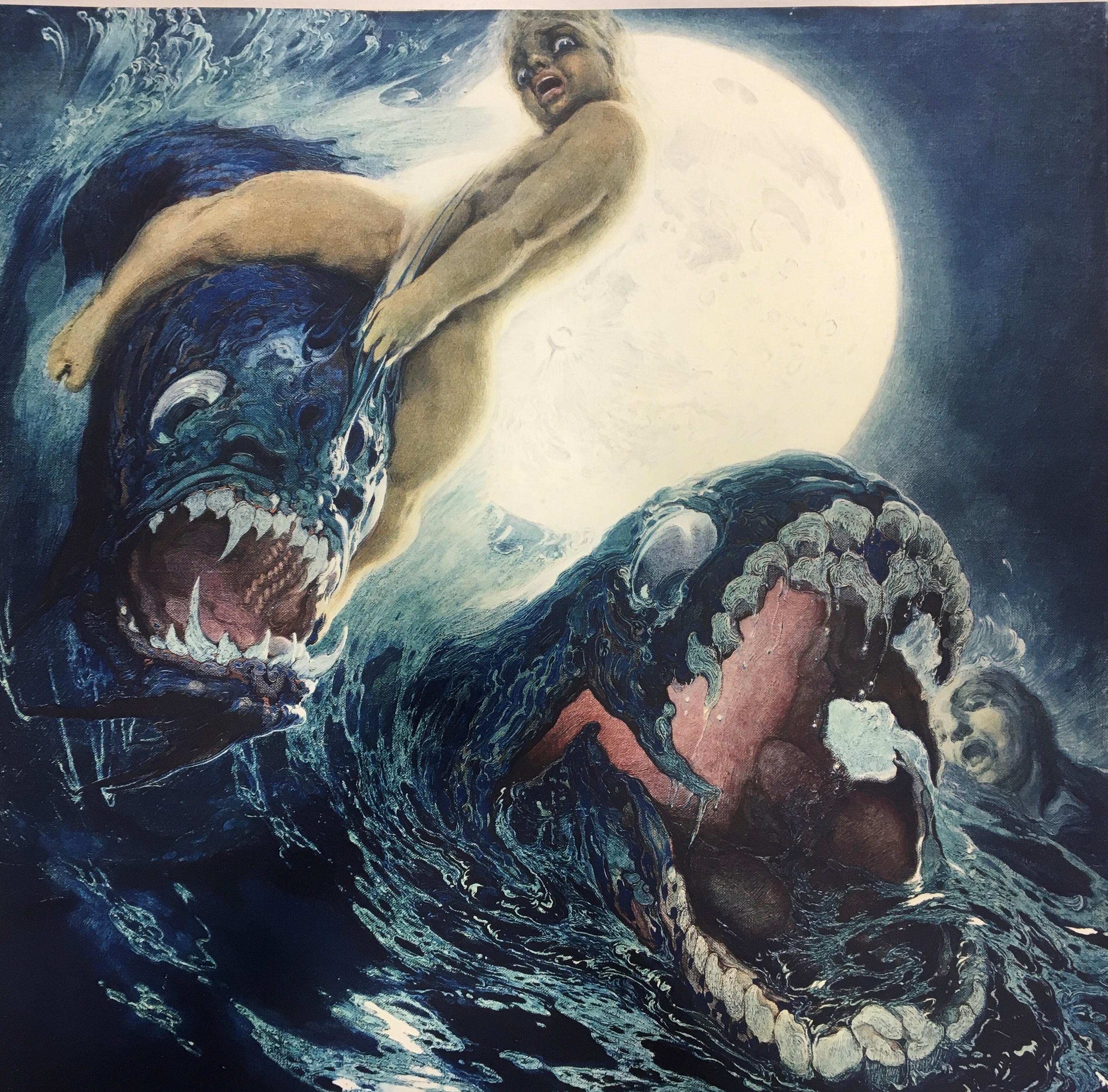 OCHO LÁMINAS DE LA SERIE " POEMA DEL MAR"