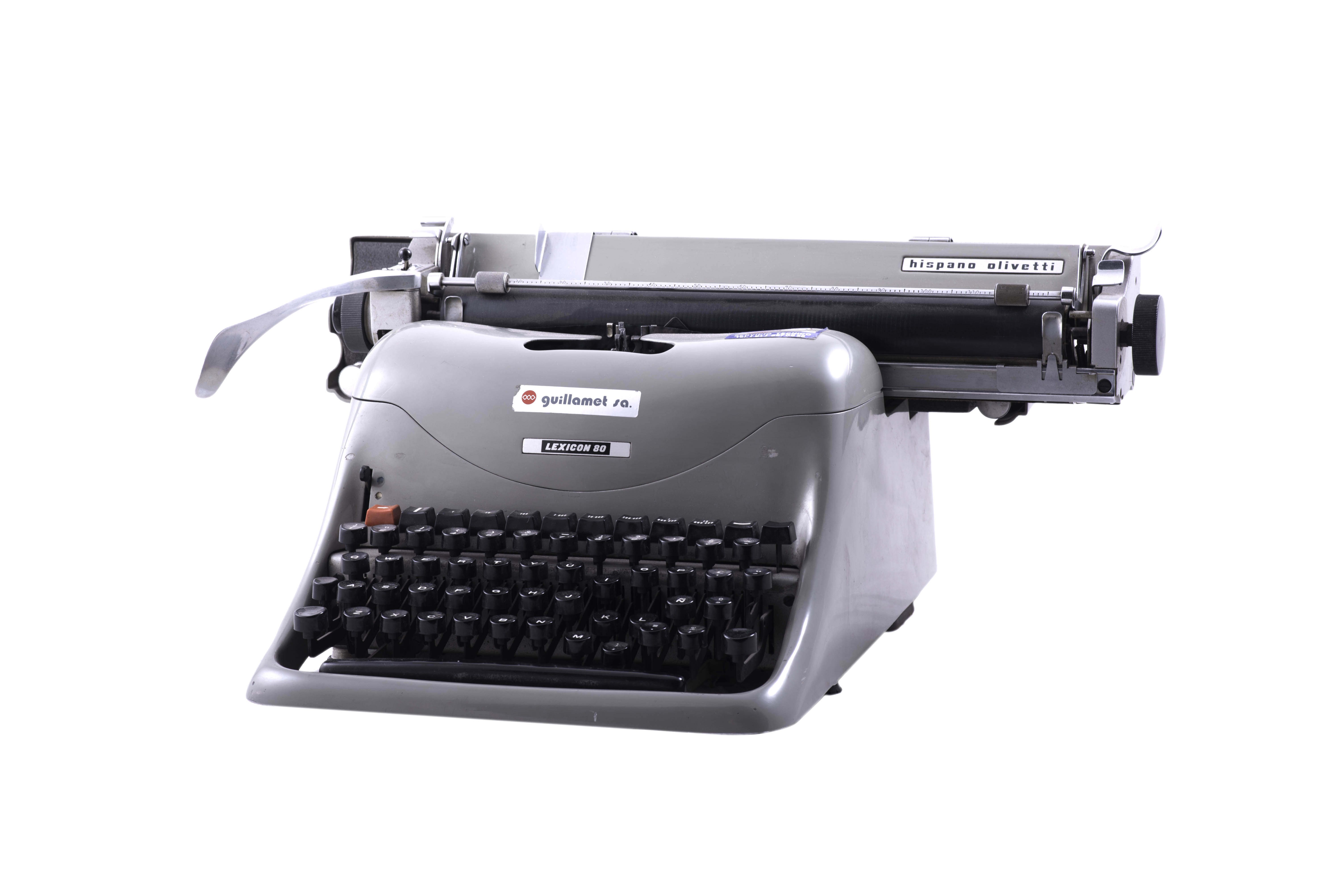 MÁQUINA DE ESCRIBIR HISPANO OLIVETTI MODELO LEXICON 80 