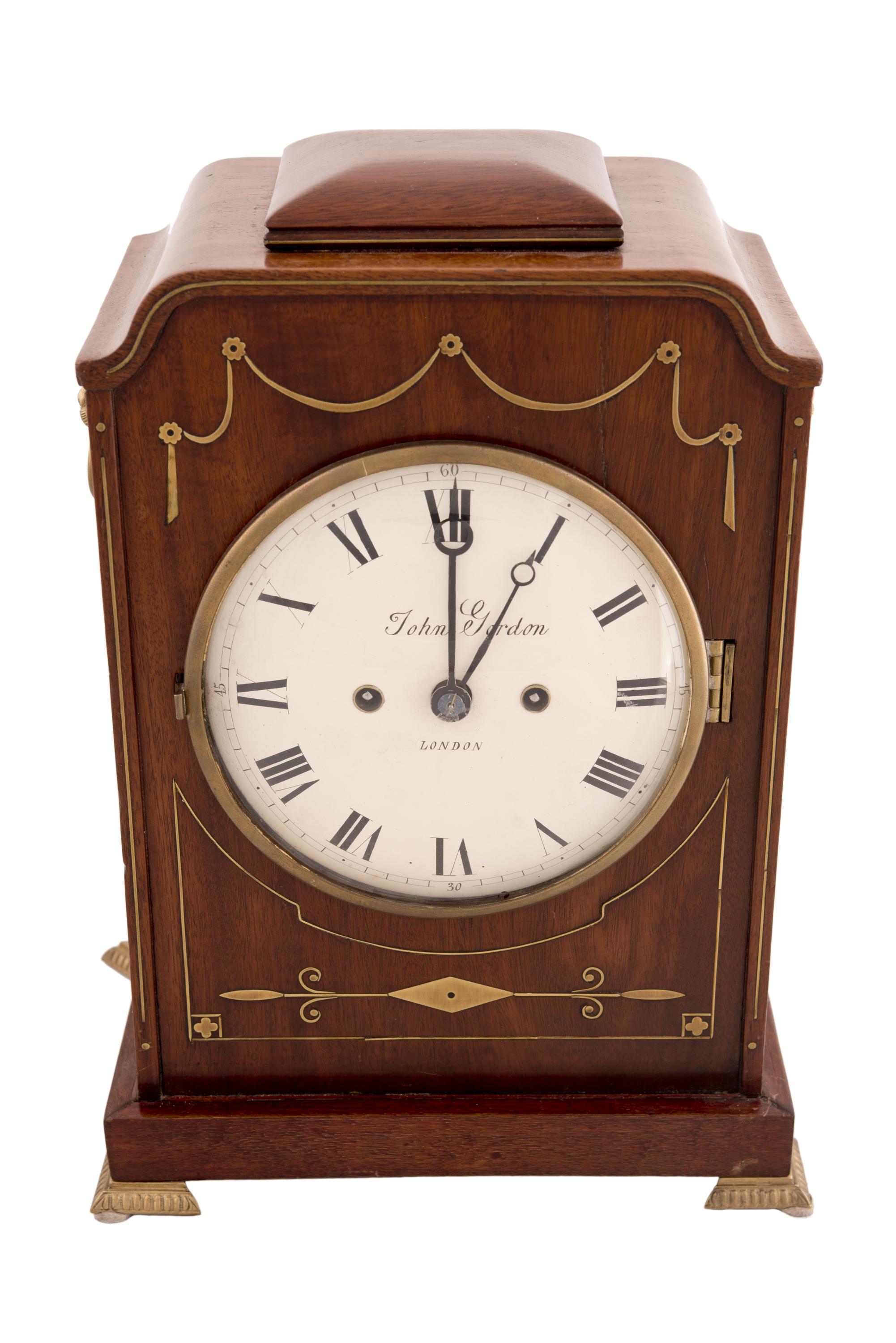 RELOJ BRACKET CON SONERÍA, JOHN GORDON, LONDRES, FF. S. XVI