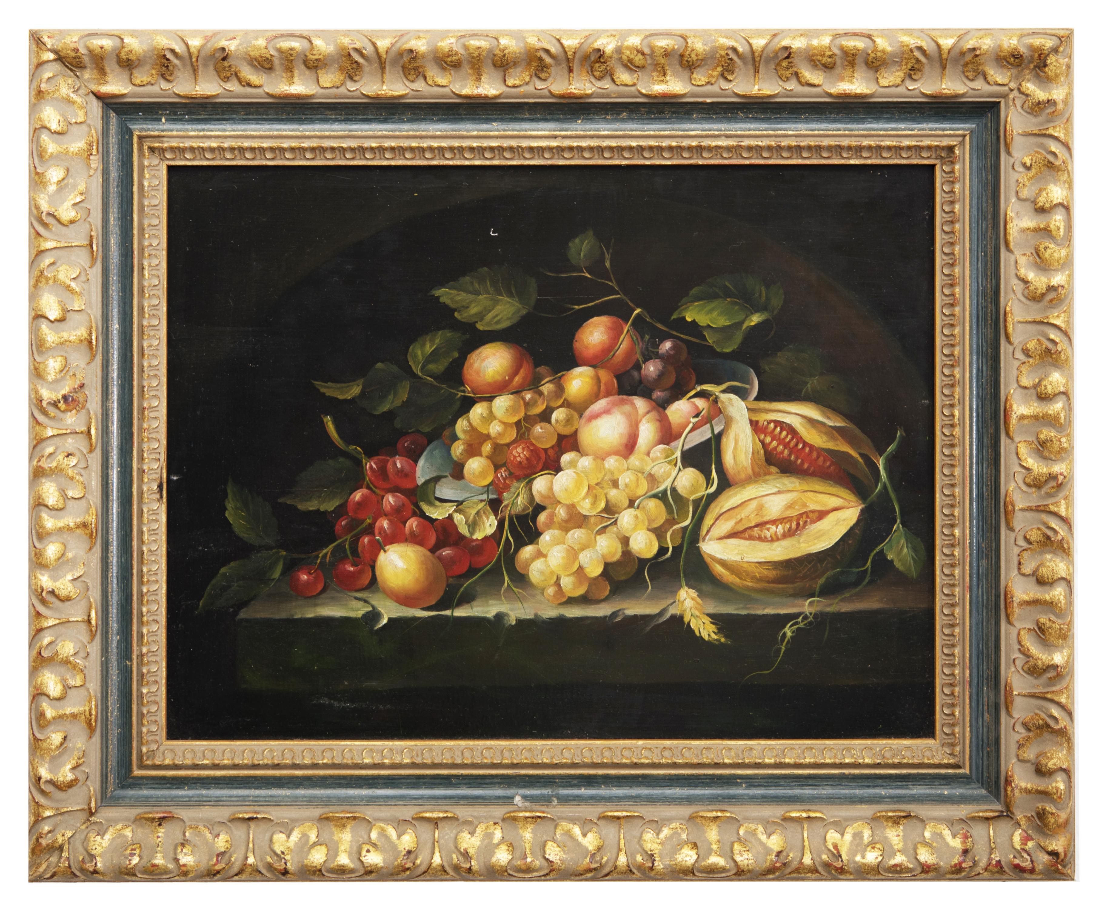 Bodegón con frutas