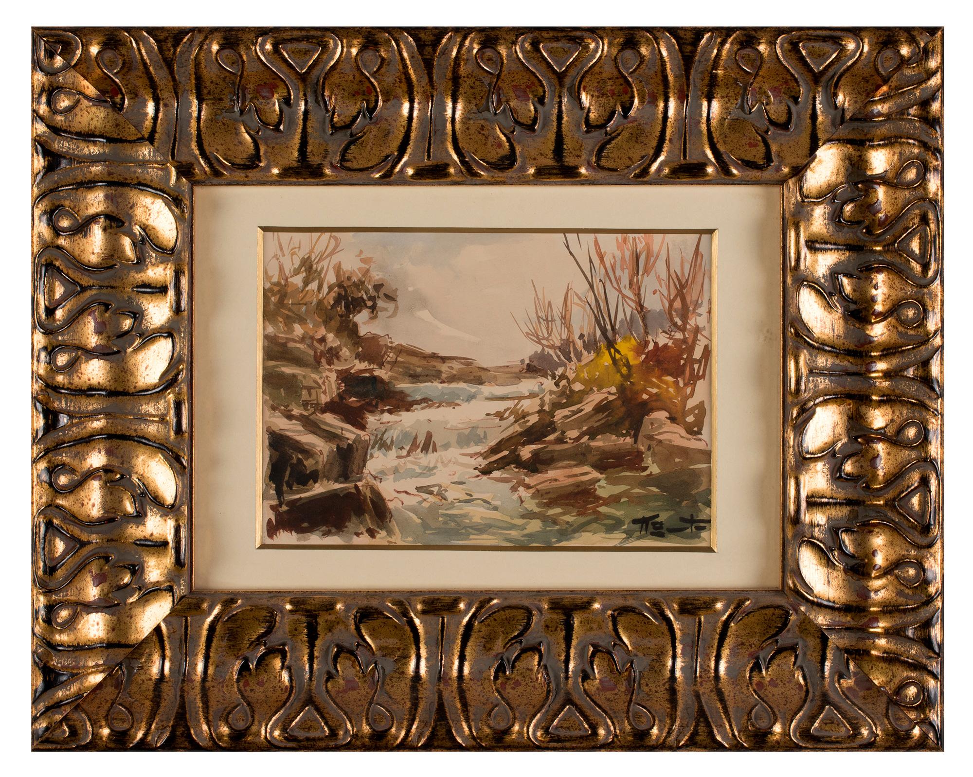 PAISAJE CON RÍO, S.XX