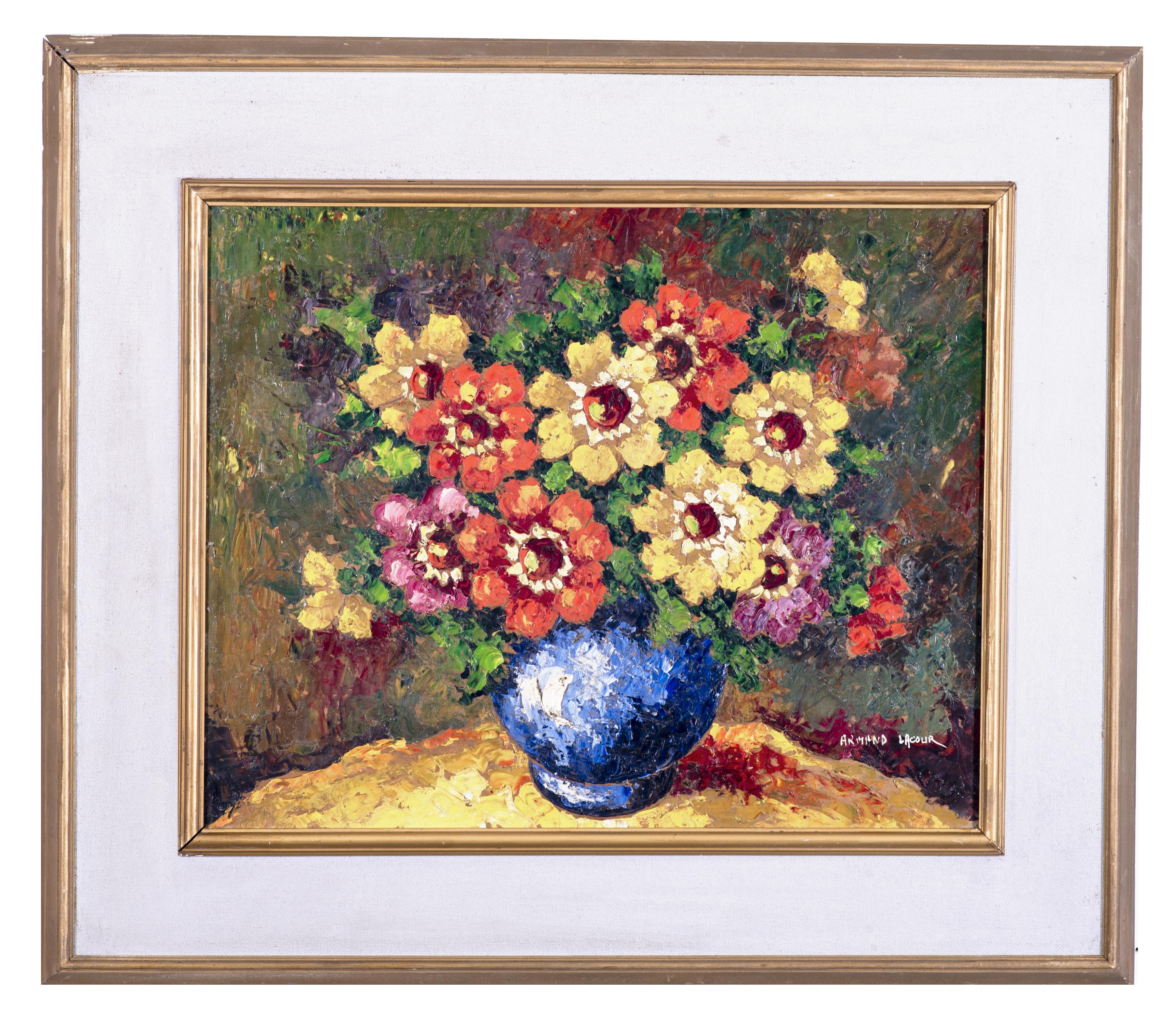 JARRÓN CON FLORES