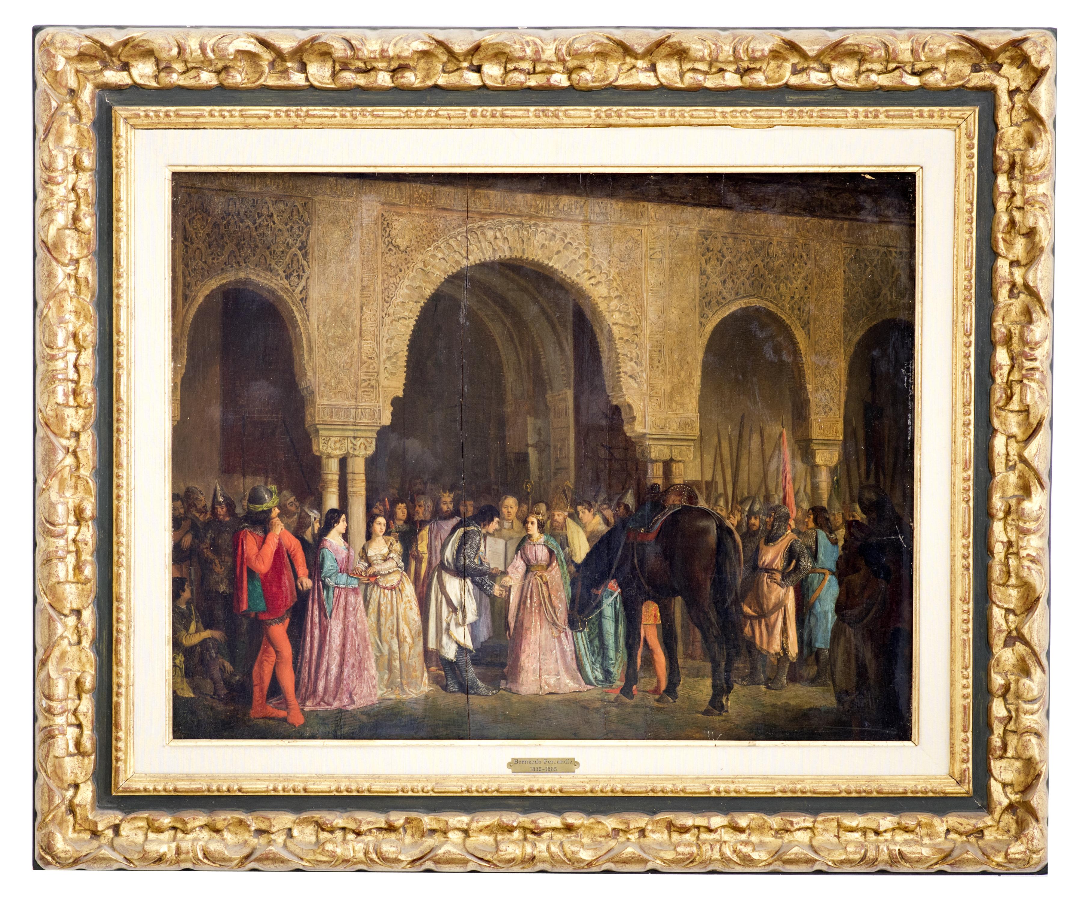 "EL CID DESPUÉS DE LA TOMA DE COIMBRA. EL REY ... LA REINA 